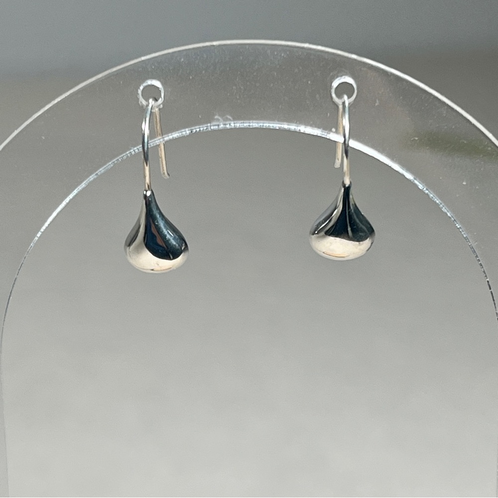 Silpada Sterling Silver Teardrop Dangle Earrings Classic 925 Modern French Hook - Picture 8 of 11